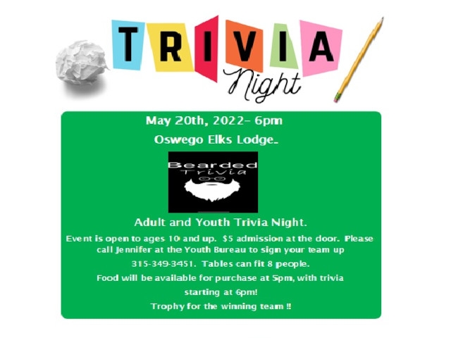 Mayor Barlow Announces Community Trivia Night on May 20th