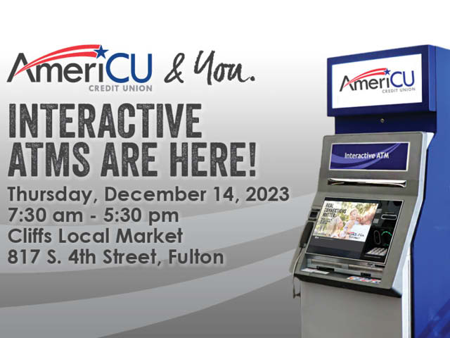 AmeriCU Credit Union Unveils Full-Service Interactive ATM