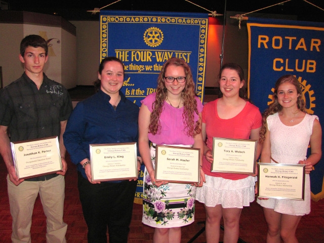 Graduating Oswego High School Seniors Honored by Oswego Rotary Club