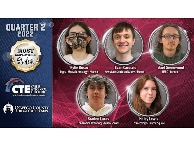 CTE Students Recognized as Most Employable for Quarter Two