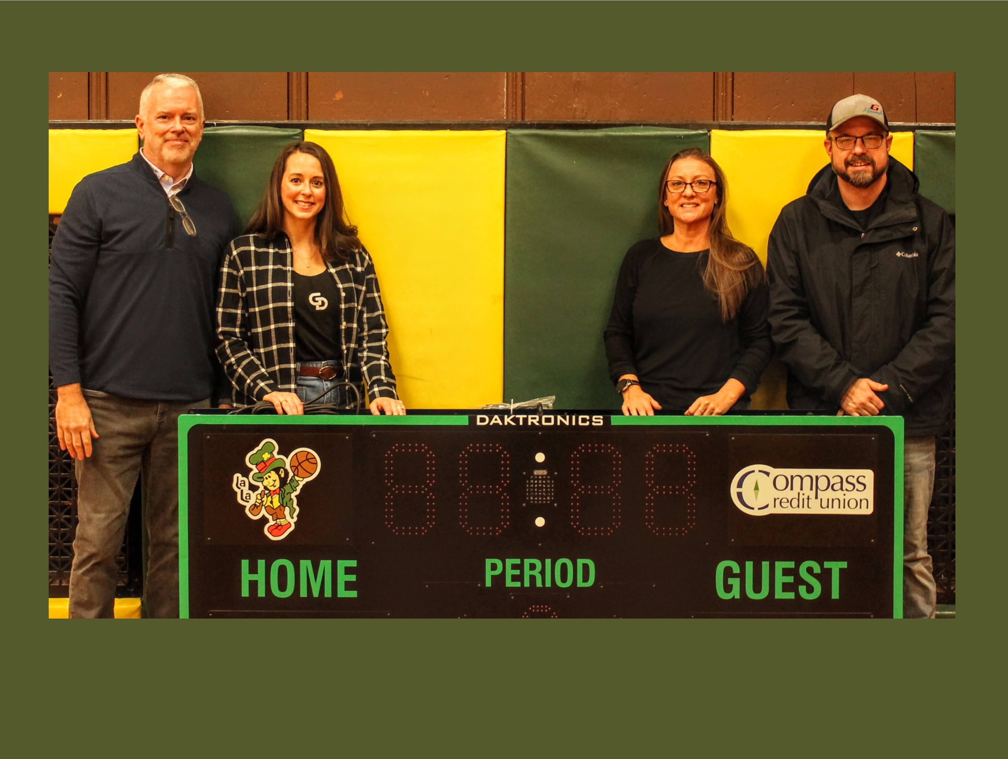 Leprechaun Basketball Installs New Scoreboard System