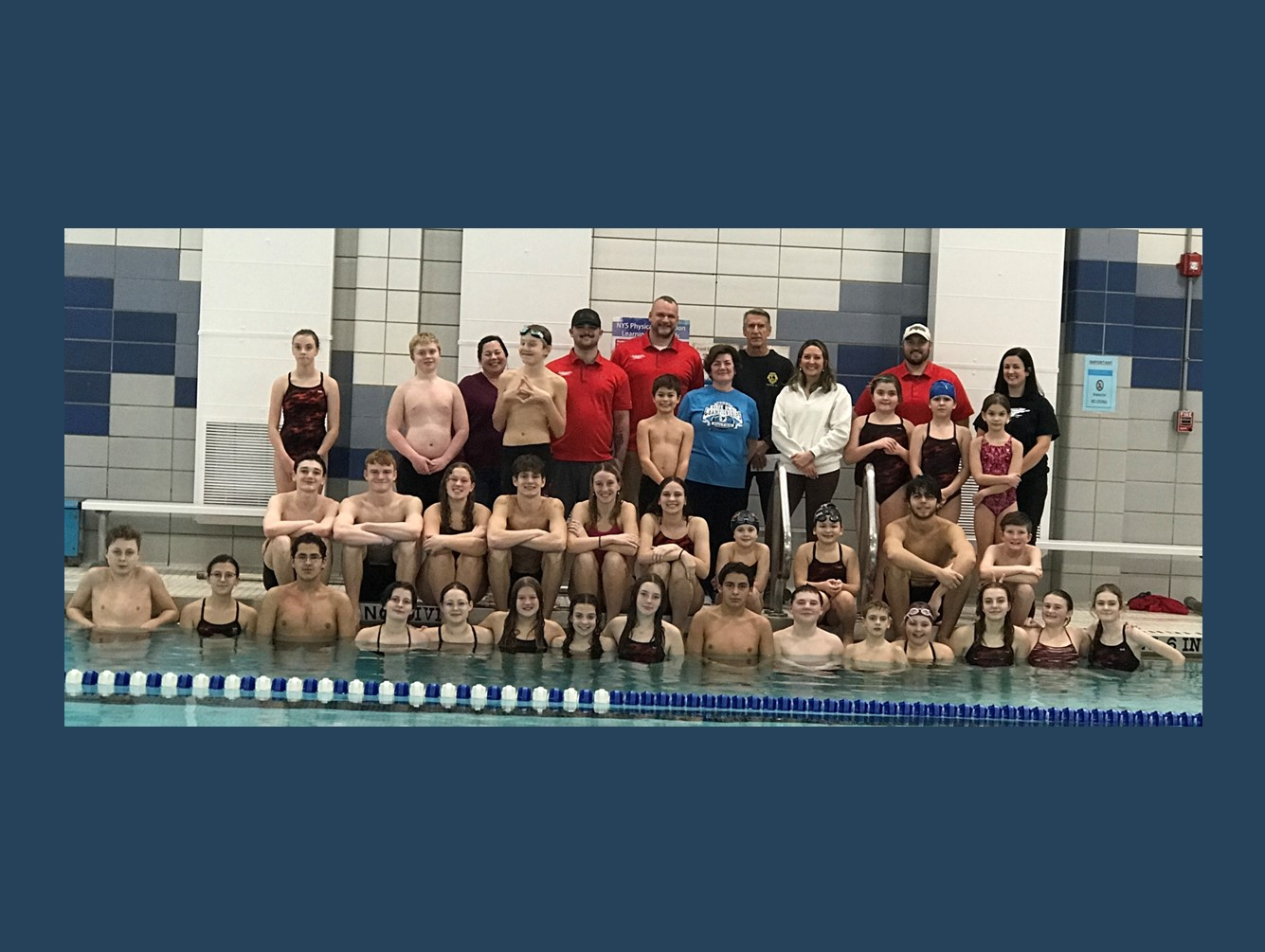 Fulton Lions Donate $500 to Support Fulton YMCA Speed Demons District Swim Meet