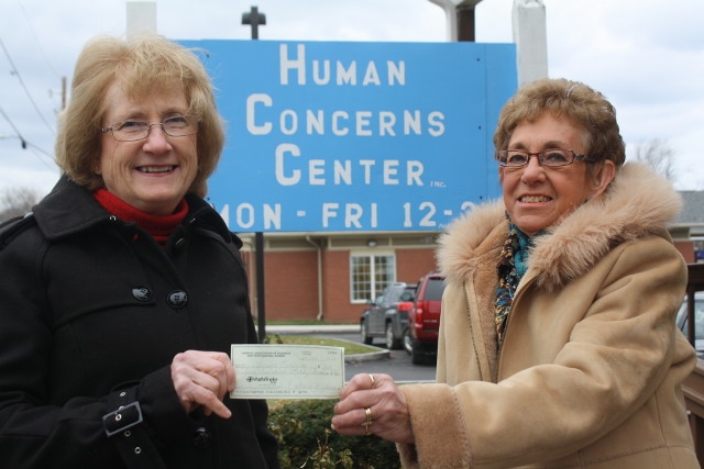 Professional Women Group Donates to Human Concerns Food Pantry