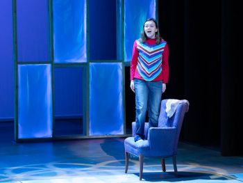 Performing opportunity -- SUNY Oswego senior theatre major Rachel Leotta will be featured in a virtual duet with Broadway star and recording artist Mandy Gonzalez as part of a free online concert at 7:30 p.m. Sept. 29. She is shown performing in the college musical &quot;Fun Home&quot; in spring 2019.