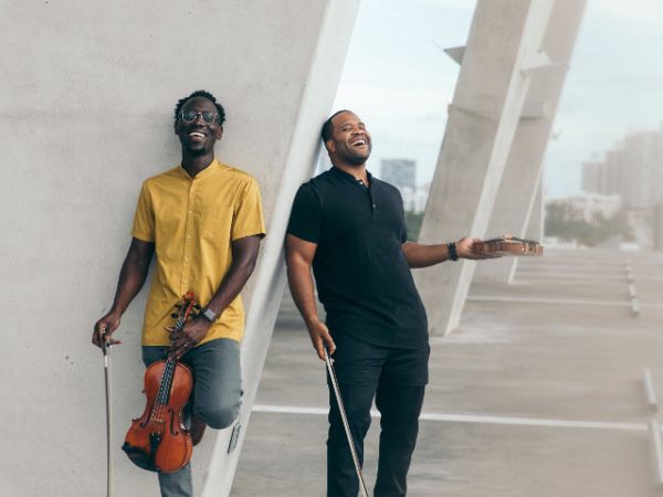 Powerful strings -- The classical-meets-hip-hop duo Black Violin will return to the SUNY Oswego’s Artswego Performing Arts Series with a live virtual concert at 7 p.m. Thursday, Nov. 12. They return by popular demand after an electric 2016 performance.
