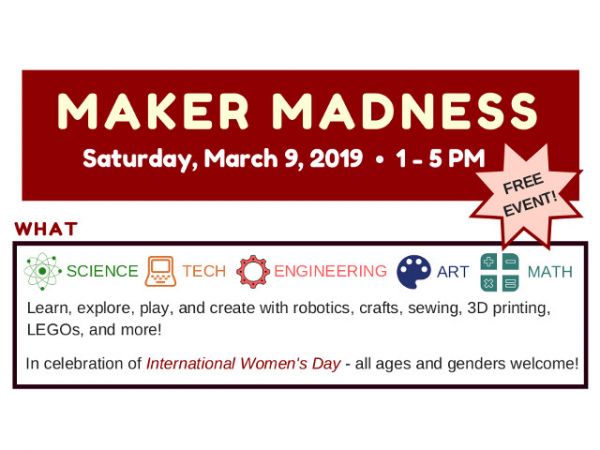 Maker Madness Returns to SUNY Oswego March 9th