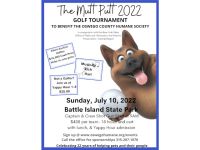 Oswego County Humane Society Plans &quot;Mutt Putt&quot; Golf Tournament July 10th