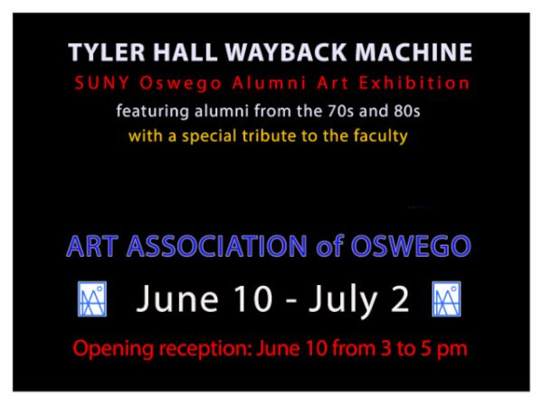 SUNY Alumni Art Exhibition Opening at AAO June 10th